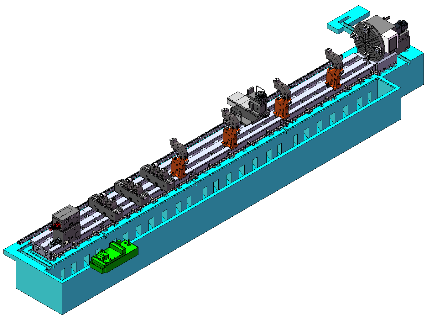 CK611-Z Series CNC horizontal heavy duty lathe