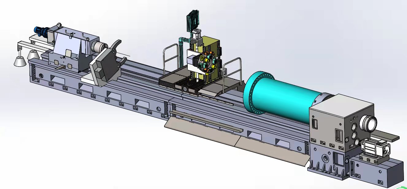 CNC turning and milling machine tool