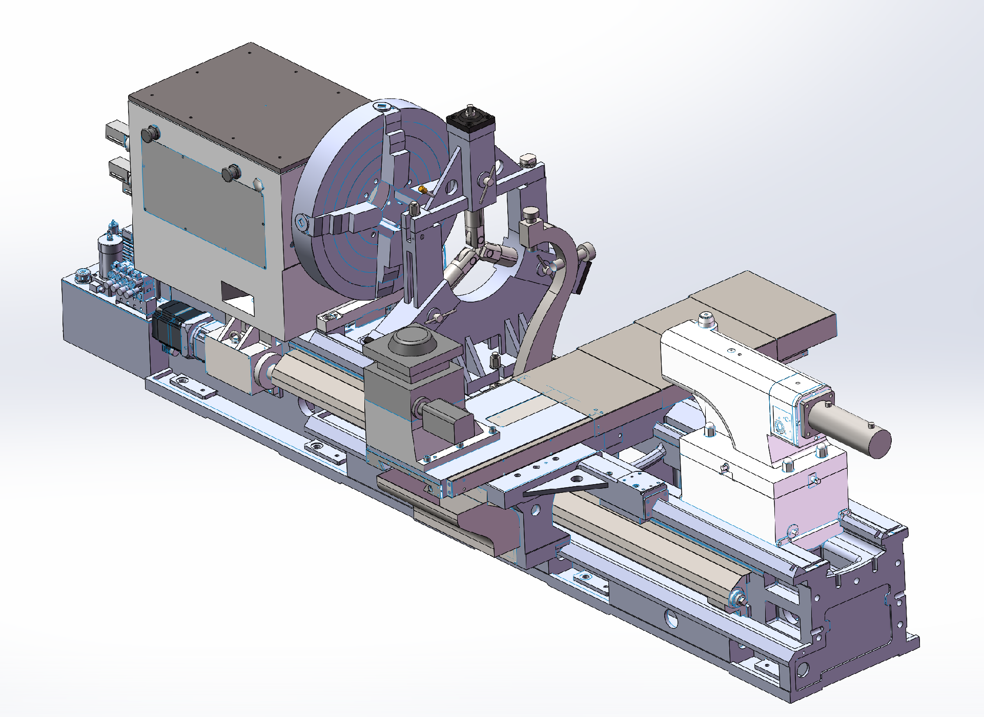 CTK611-L series CNC large horizontal lathe