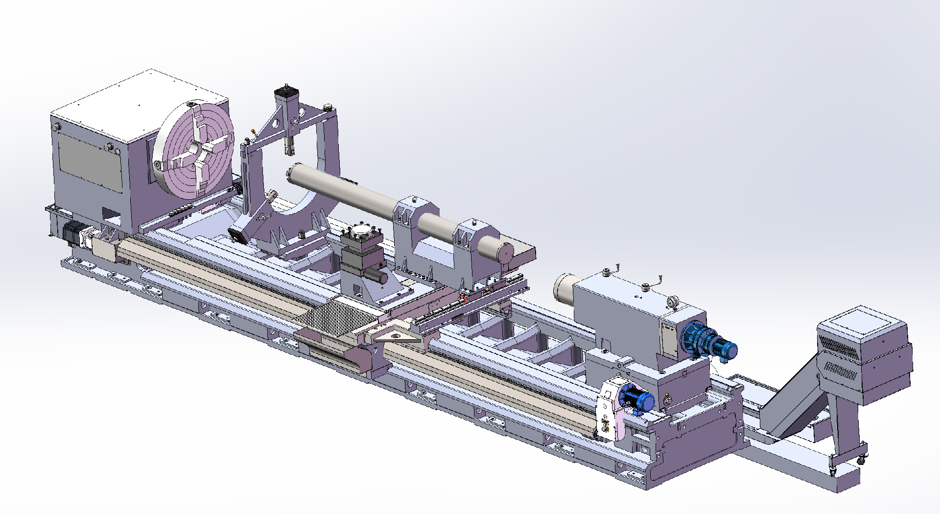 CTK611-H series CNC large horizontal lathe