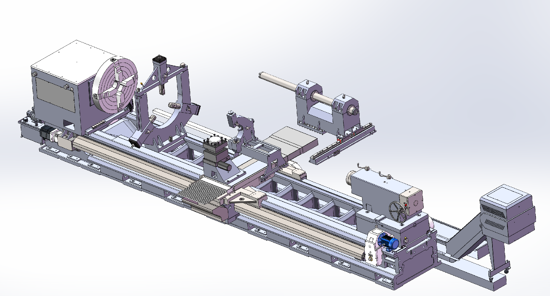 CTK611-M series CNC large horizontal lathe