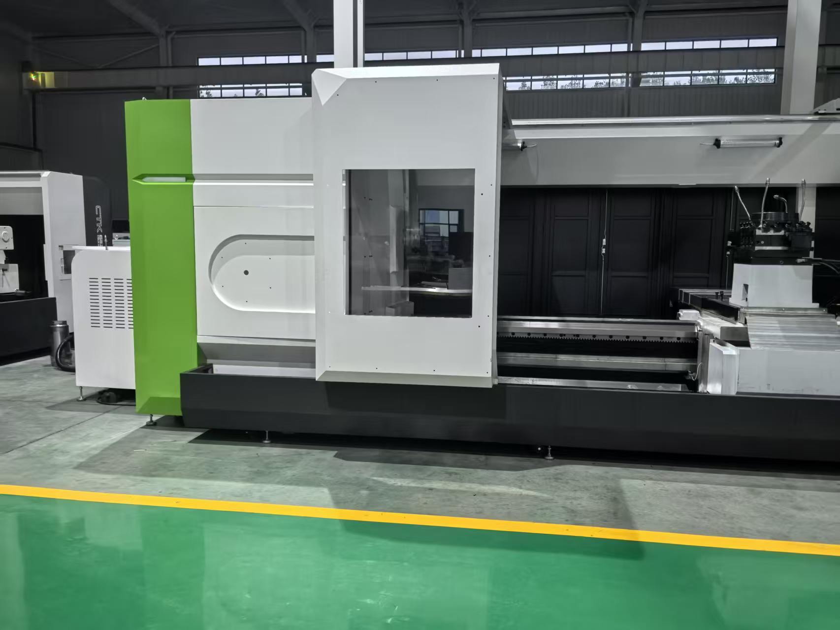 CNC large lathe testing