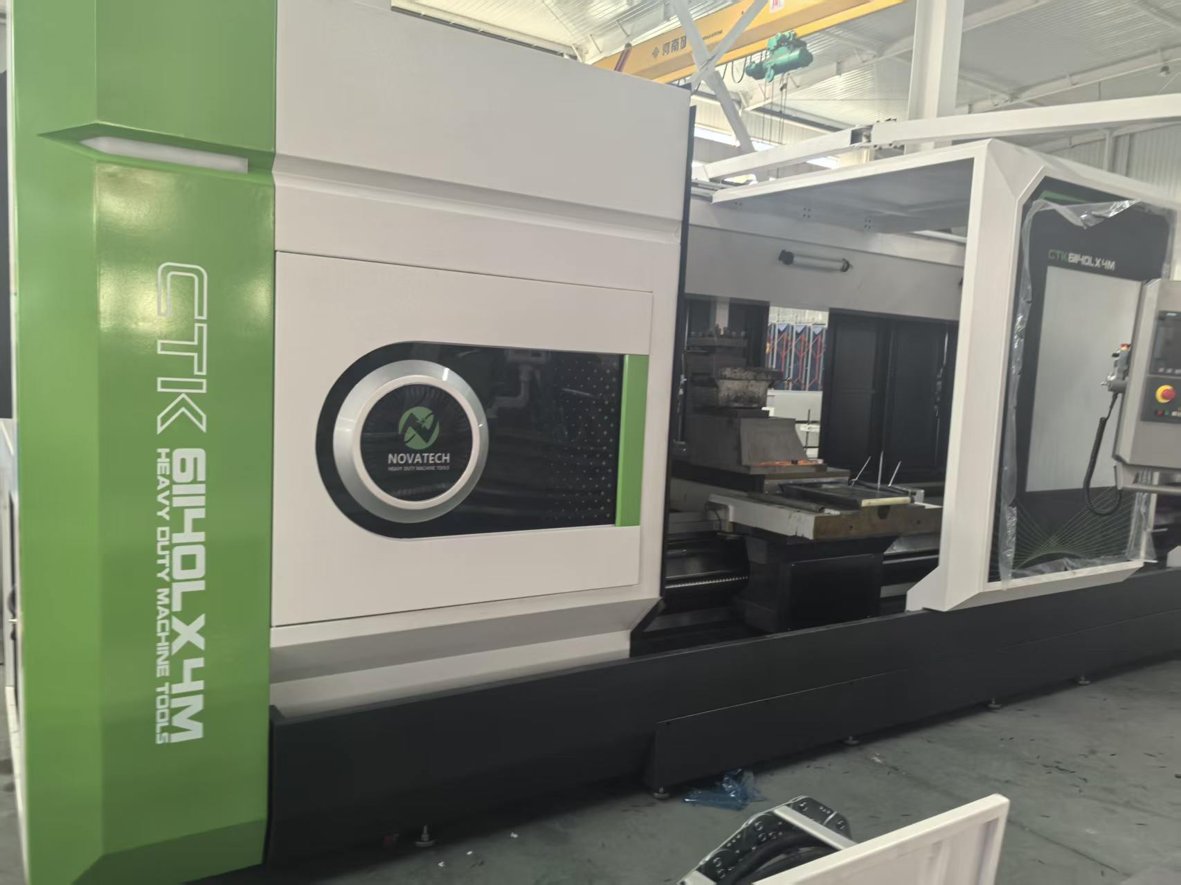 CNC large lathe video