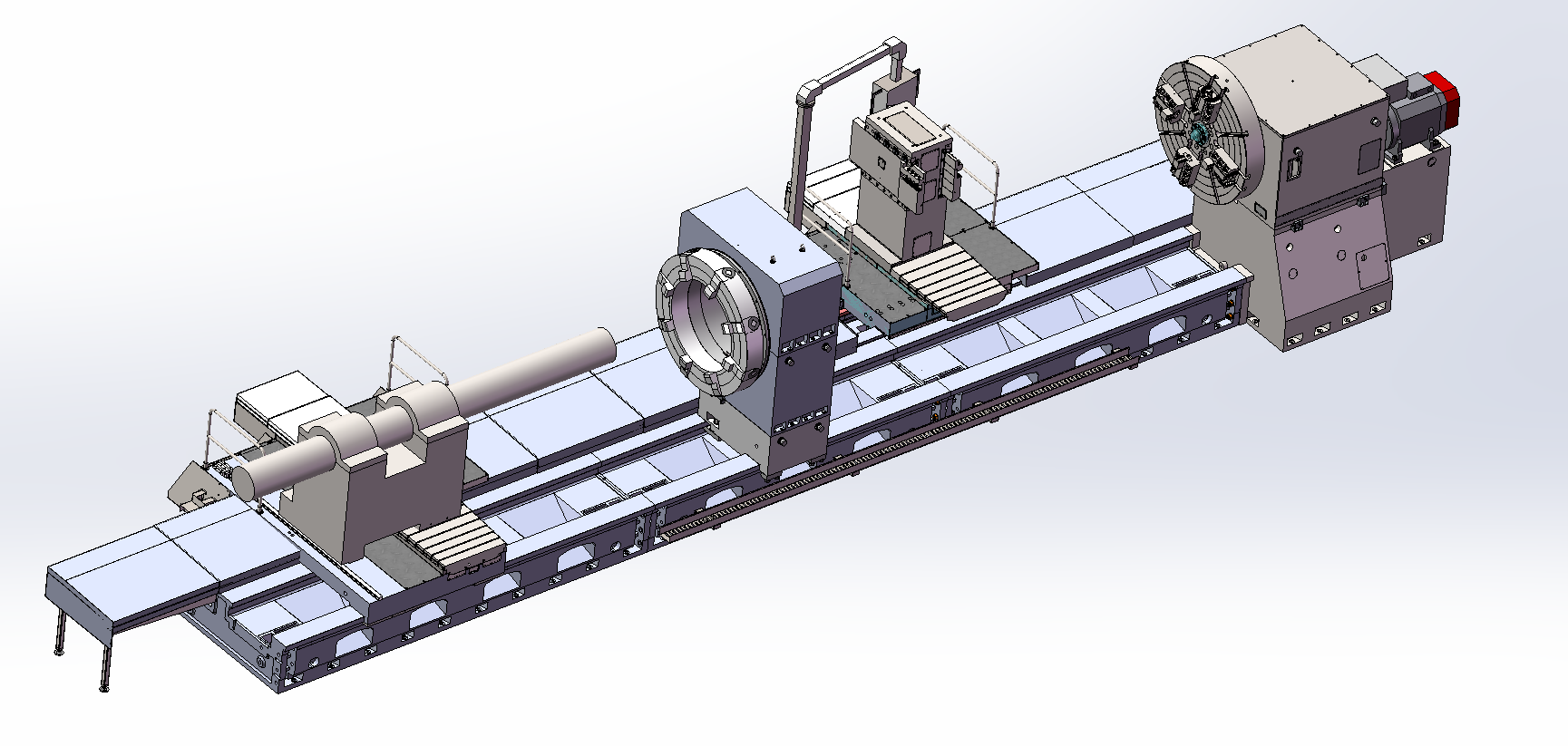 CNC Heavy duty lathe(loading capacity more than 25tons)